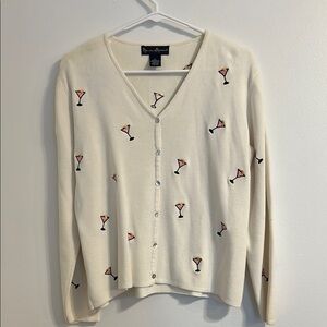Mercer and Madison vintage Martini cardigan